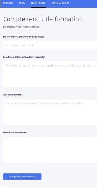 Image compte rendu de formation