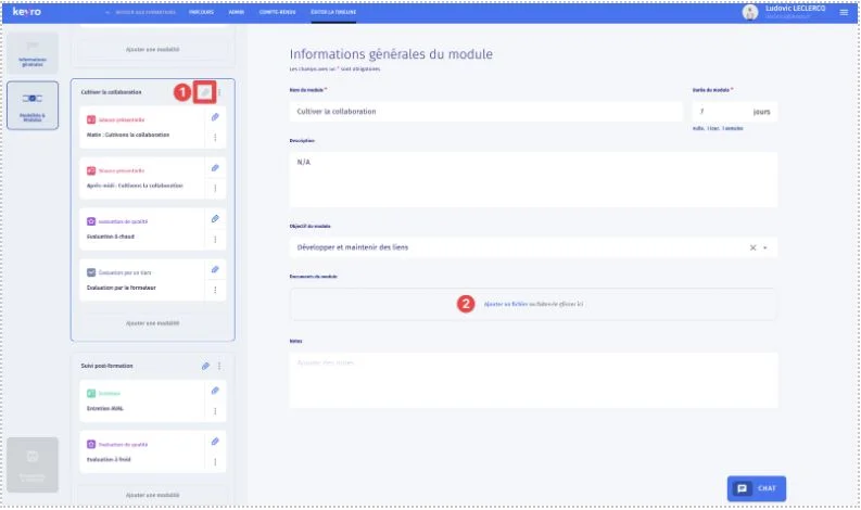 Information module